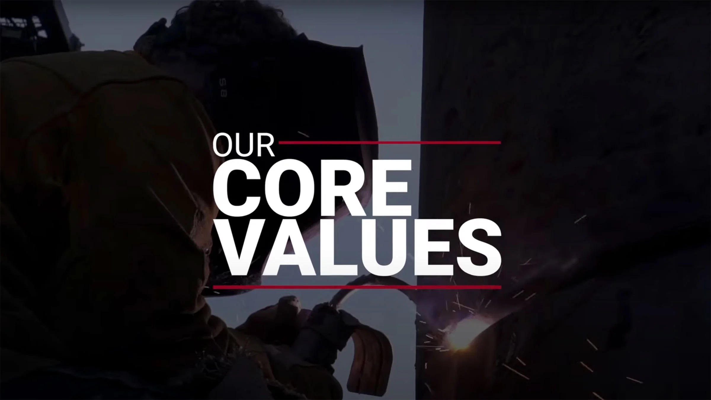 Our core values graphic.