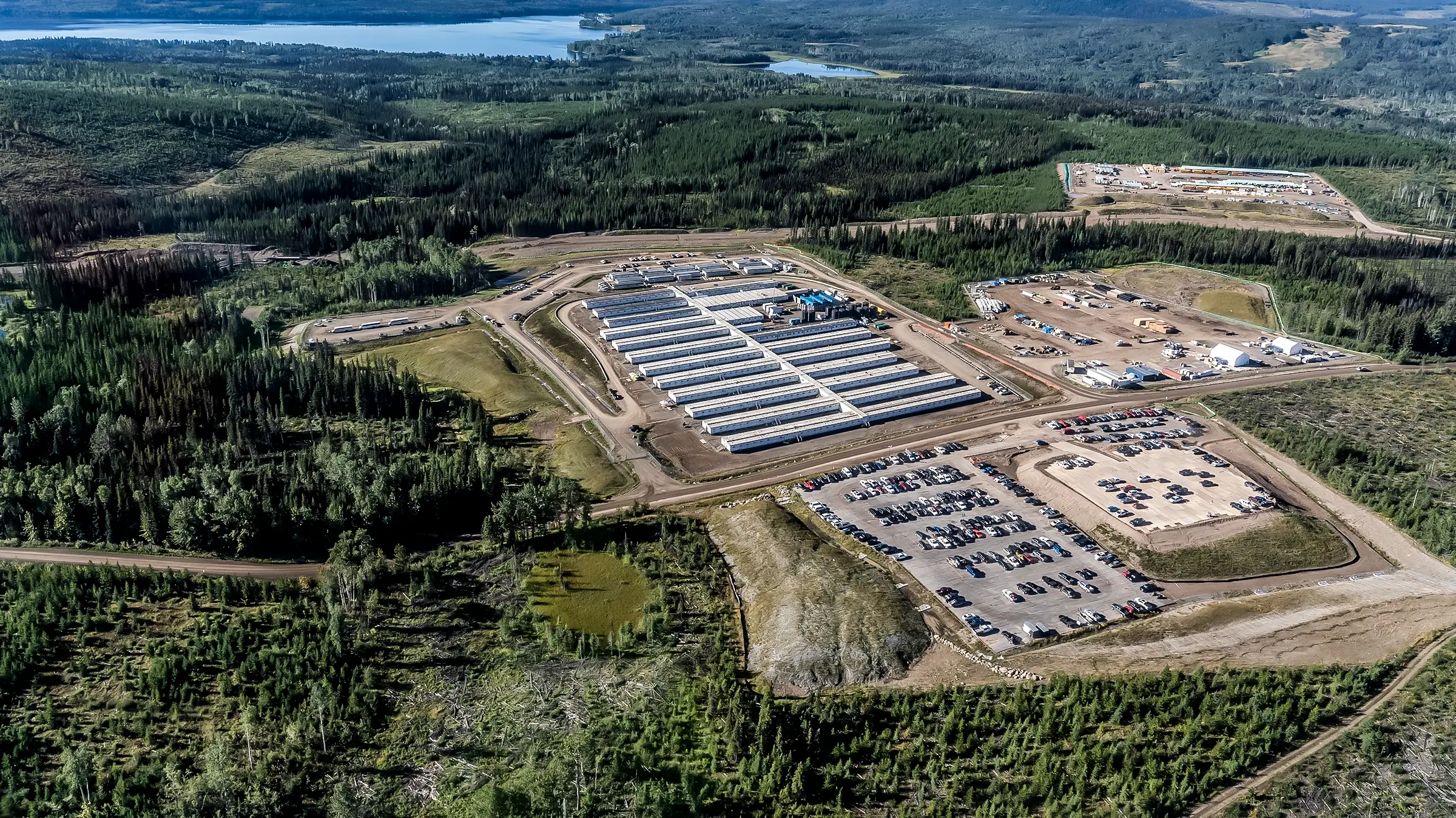 Aerial shot of Michels Canada CGL