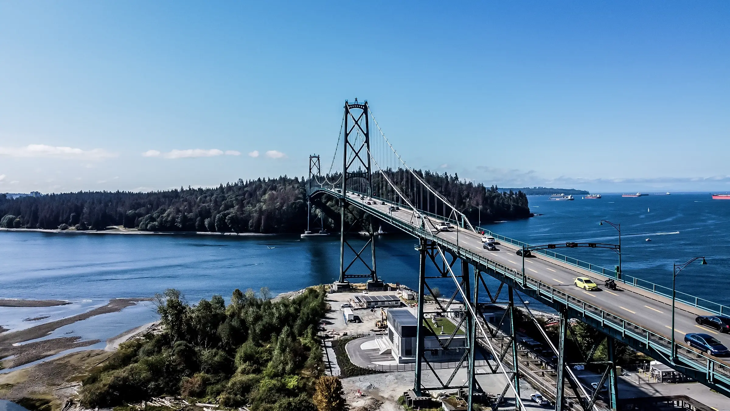 Bridge over water on Canada's north shore