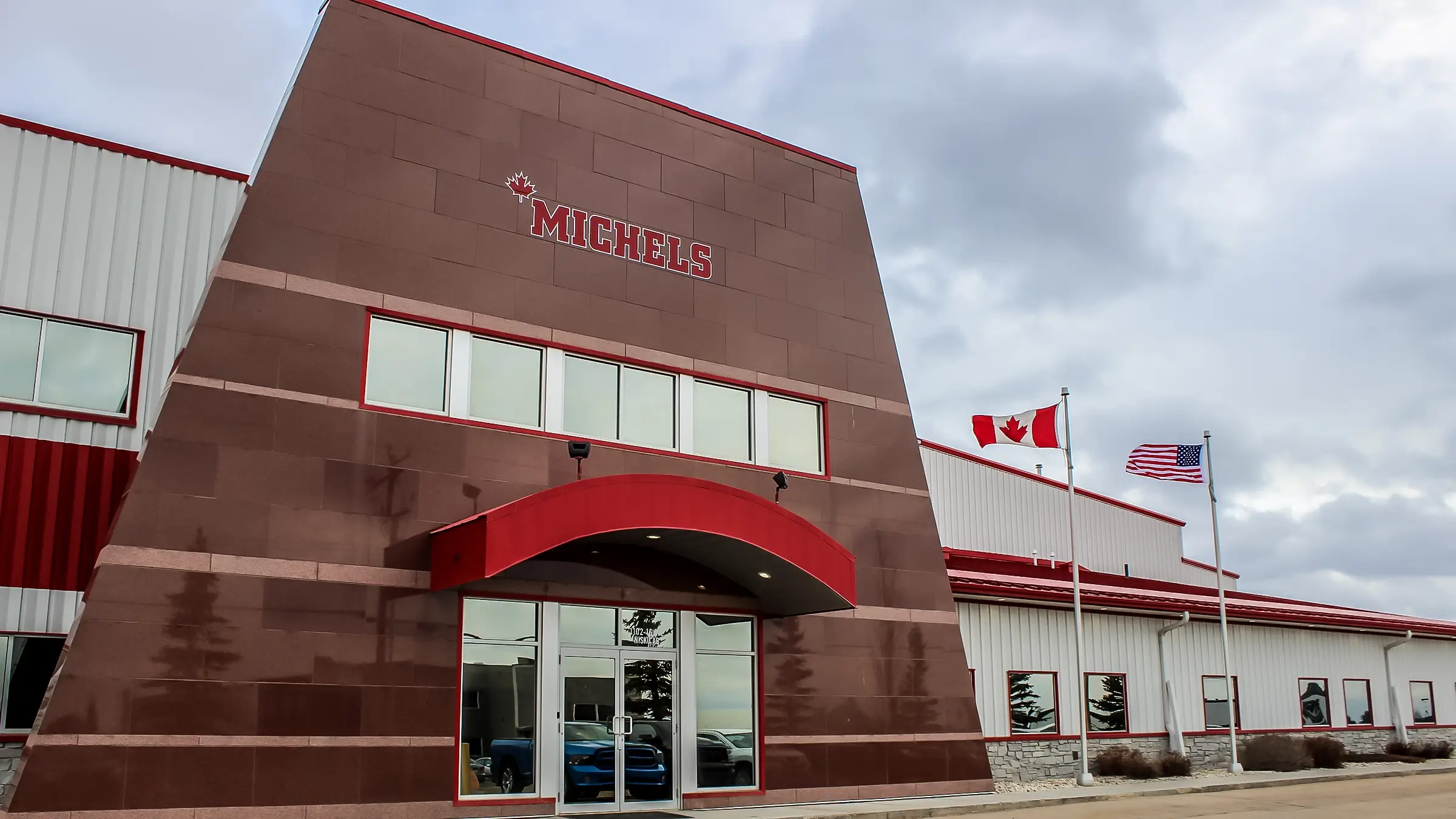 Exterior of Canadian Michels location